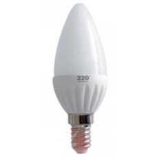 Лампа світлодіодна LED свічка 6W 220B E14 4100K Лампа світлодіодна LED свічка 6W 220B E14 4100K