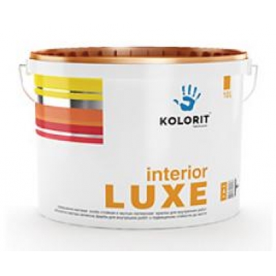 Латексная краска Kolorit Interior LUXE, 10 л