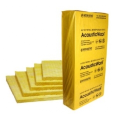 Минеральная вата AcousticWool Floor, звукоизолирующая плита (20*600*1000 мм), 120 кг/м3 (6м2) (уп)