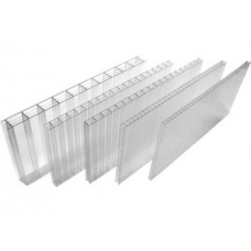 Стільниковий полікарбонат 1,05 х 2,0 товщина 8мм, прозорий (аркуш.)