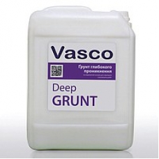 Водорозчинний ґрунт глибокого проникнення на акрилатній основі для зовнішніх та внутрішніх робіт Vasco Deep Grunt (10л)
