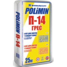 Клей для керамогранита Полимин П-14 (25 кг)