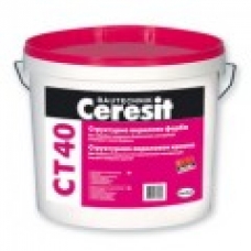 Структурная акриловая краска Ceresit CT 40 (10 л) Структурная акриловая краска Ceresit CT 40 (10 л)