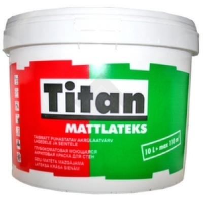 Краска Eskaro Titan Mattlatex для стен 10 л