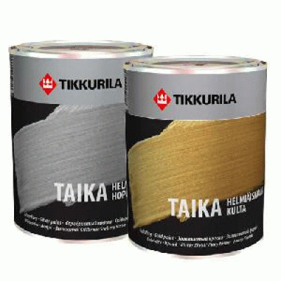 Лазурь Tikkurila Тайка 0.9 л база золото