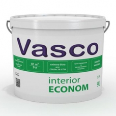 Водоразбавляемая интерьерная краска на акрилатной основе Vasco Interior Econom (2,7л) Водоразбавляемая интерьерная краска на акрилатной основе Vasco Interior Econom (2,7л)