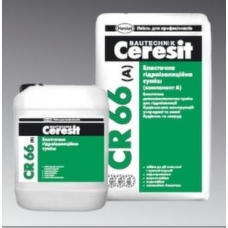 Еластична двокомпонентна гідроізоляційна суміш Ceresit CR 66 (17,5 кг+5л)