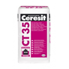 Штукатурка Ceresit CT 35 «короед» (зерно 3.5 белая), 25 кг