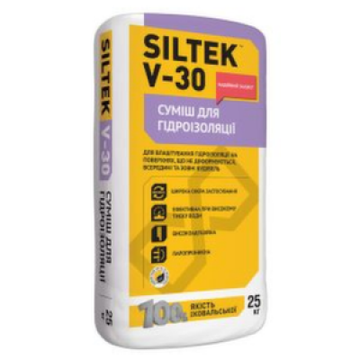 Смесь для гидроизоляции Siltek V-30 (Силтек) 25кг