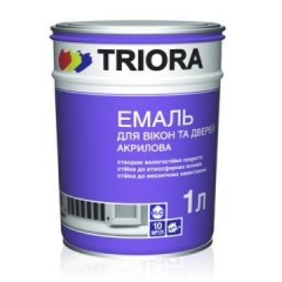 Эмаль для окон и дверей TRIORA 1 л