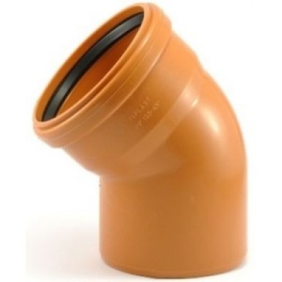 Коліно ПВХ 250/45