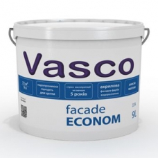 Водорозчинна акрилова фасадна фарба Vasco Facade Econom (2,7л)