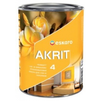 Фарба Eskaro Akrit-4 А 9,5 л Фарба Eskaro Akrit-4 А 9,5 л