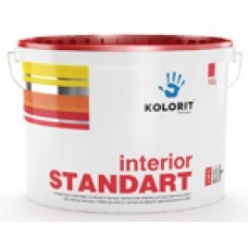 Водно-дисперсионная краска Kolorit Interior STANDART, 10 л