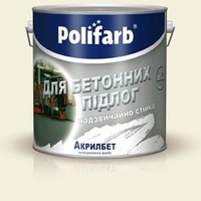 Polifarb для бетонных полов Акрилбет, серая, 14 кг Polifarb для бетонных полов Акрилбет, серая, 14 кг