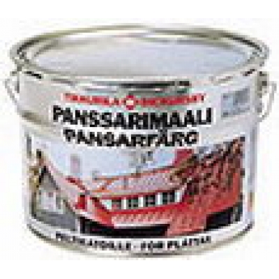 Полуглянцевая алкидная краска Tikkurila Panssarimaali для крыш, 9 л