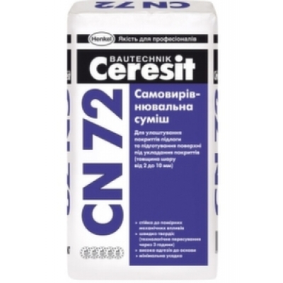 Самовыравнивающая смесь Ceresit CN 72 Самовыравнивающая смесь Ceresit CN 72