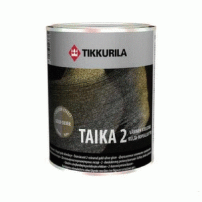 Лазур Tikkurila Тайка 1 л перламутрова двокольорова золото-срібло Лазур Tikkurila Тайка 1 л перламутрова двокольорова золото-срібло