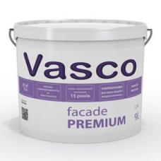 Силікон-модифікована водорозчинна фасадна фарба Vasco Facade Premium (2,7л)