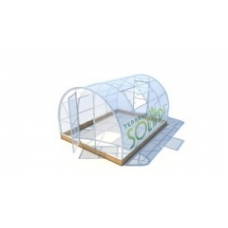 Тепличний полікарбонат 2,10х12,0 ТМ Solidprof товщина 4мм прозорий (лист.)