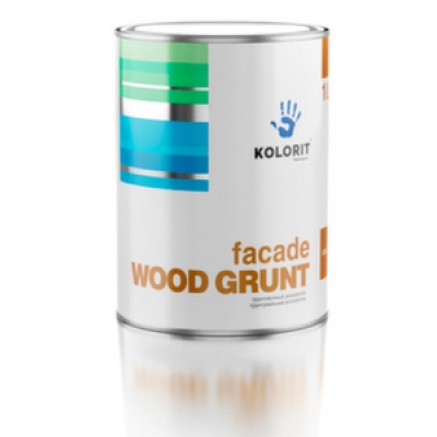 Ґрунтувальний антисептик Kolorit Facade Wood Grunt (3 л) Ґрунтувальний антисептик Kolorit Facade Wood Grunt (3 л)