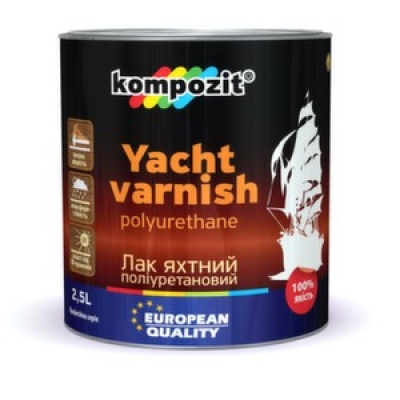 Лак яхтный полиуретановый Kompozit (10 л)