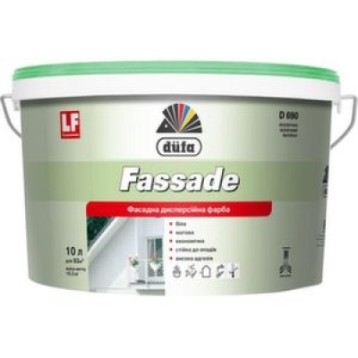 Краска фасадная Dufa Fassade D690 10 л Краска фасадная Dufa Fassade D690 10 л