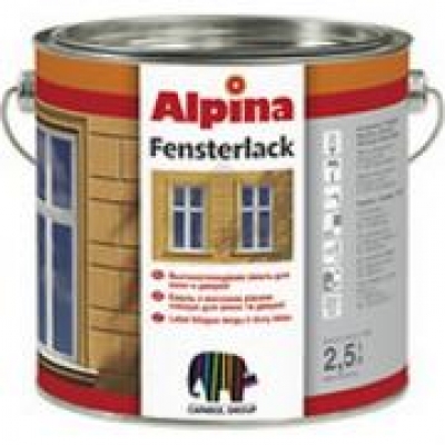 Эмаль Alpina FensterTuerLack Weiss 2.5 л