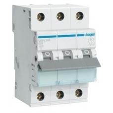 Автоматичний вимикач HAGER In=32 А, 3п, 6kA, 3м