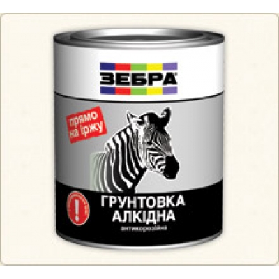Грунтовка Зебра ПФ-010М із модифікатором іржі (2.8 кг) Грунтовка Зебра ПФ-010М із модифікатором іржі (2.8 кг)