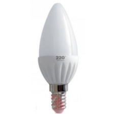 Лампа світлодіодна LED свічка 6W 220B E14 3000K