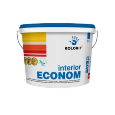 Водно-дисперсионная краска для внутренних работ Interior Econom
