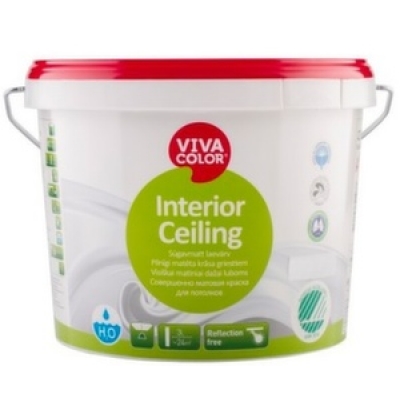 Глибоко матова фарба для стель Interior Ceiling (2,7 л), що не відображає Глибоко матова фарба для стель Interior Ceiling (2,7 л), що не відображає