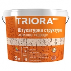 Штукатурка структурная акриловая TRIORA Короед (20 кг)