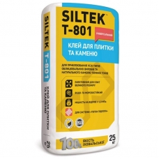 SILTEK Т-801 / 25кг Клей для плитки и камня универсальный SILTEK Т-801 / 25кг Клей для плитки и камня универсальный