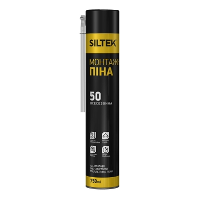 SILTEK МОНТАЖНА ПІНА 750 мл. SILTEK МОНТАЖНА ПІНА 750 мл.