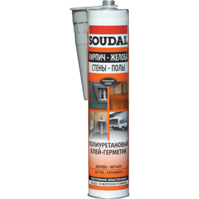 Поліуретановий герметик Soudal 290 мл Поліуретановий герметик Soudal 290 мл